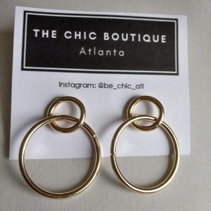 LAST ONE! Double Hoop Earrings